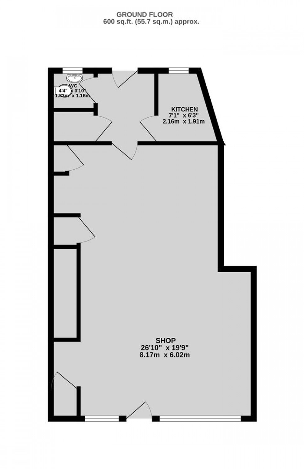 Floorplan for Two Mile Hill Road, Bristol